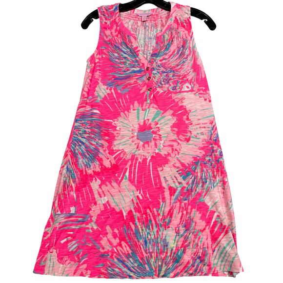 Lilly Pulitzer Essie Sleeveless Dress XS Never Been Betta Print - Picture 2 of 6